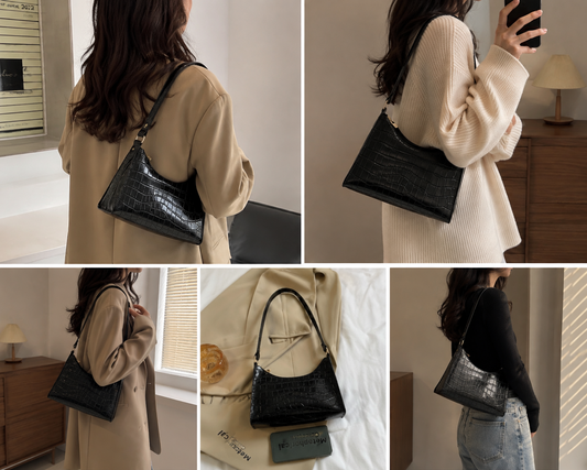 Croc Luxe Shoulder Bag